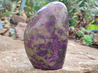 Polished Stichtite Standing Free Forms x 2 From Barberton, South Africa