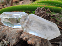 Polished Double Terminated Clear Quartz Crystals x 6 From Madagascar