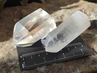 Polished Clear Quartz Crystals x 6 From Madagascar