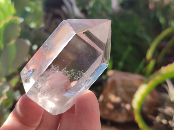 Polished Clear Quartz Crystals x 6 From Madagascar