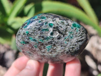 Polished Rare Emerald Mica In Matrix Standing Free Forms x 4 From Mutoko, Zimbabwe