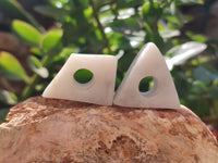 Hand Made White Marble Cigarette Snuffer - sold per item - From Namibia