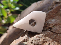 Hand Made White Marble Cigarette Snuffer - sold per item - From Namibia