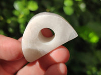 Hand Made White Marble Cigarette Snuffer - sold per item - From Namibia