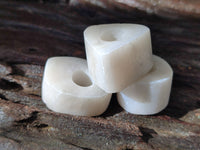 Hand Made White Marble Cigarette Snuffer - sold per item - From Namibia