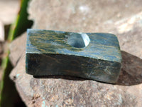 Polished Green Verdite Cigarette Snuffer - sold per item - From Zimbabwe