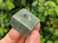 Polished Green Verdite Cigarette Snuffer - sold per item - From Zimbabwe