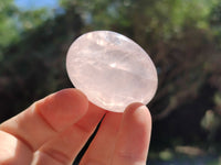 Polished Rose Quartz Palm Stones x 20 From Ambatondrazaka, Madagascar