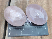 Polished Rose Quartz Palm Stones x 20 From Ambatondrazaka, Madagascar