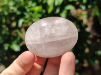 Polished Rose Quartz Palm Stones x 20 From Ambatondrazaka, Madagascar