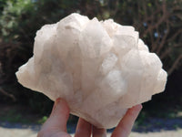 Natural Candle Quartz Clusters x 2 From Antsirabe, Madagascar