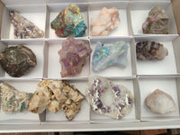 Natural Mixed Selection Of Minerals x 12 From Southern Africa