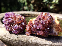 Natural Amethystos Amethyst Plates x 35 From Kwaggafontein, South Africa