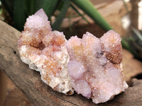 Natural Ametrine and Amethyst Spirit Quartz Clusters x 12 From South Africa