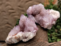 Natural Ametrine and Amethyst Spirit Quartz Clusters x 12 From South Africa