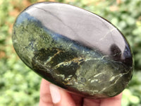 Polished Leopard Stone Standing Free Forms x 12 From Nyanga, Zimbabwe