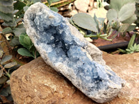 Natural Celestite Geode Specimens x 1 From Sakoany, Madagascar