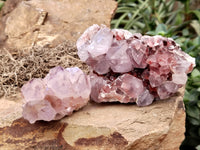 Natural Amethyst Spirit Quartz Clusters x 6 From Boekenhouthoek, South Africa