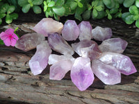 Natural Jacaranda Amethyst Quartz Crystals x 24 from Mumbwa, Zambia