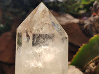 Polished Clear Quartz Points x 3 From Madagascar