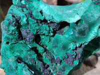 Natural Silky Malachite Specimens x 2 From Kasompe, Congo