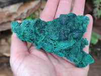 Natural Silky Malachite Specimens x 2 From Kasompe, Congo