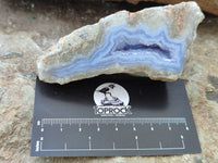 Polished Blue Lace Agate Geodes x 12 From Nsanje, Malawi