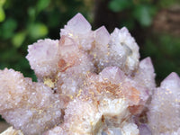 Natural Amethyst Spirit Quartz Clusters x 2 From Boekenhouthoek, South Africa