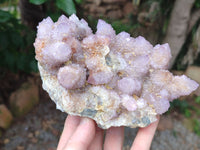 Natural Amethyst Spirit Quartz Clusters x 2 From Boekenhouthoek, South Africa