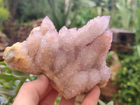 Natural Amethyst Spirit Quartz Clusters x 2 From Boekenhouthoek, South Africa