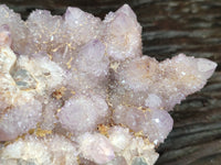 Natural Amethyst Spirit Quartz Clusters x 2 From Boekenhouthoek, South Africa