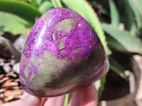 Polished Stichtite Standing Free Forms x 3 From Barberton, South Africa