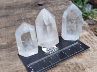 Polished Clear Quartz Crystals x 12 From Madagascar