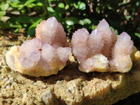 Natural Amethyst Spirit Quartz Clusters x 6 From Boekenhouthoek, South Africa