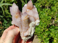 Natural Amethyst Spirit Quartz Clusters x 6 From Boekenhouthoek, South Africa