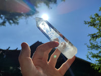 Polished Clear Quartz Crystals x 6 From Madagascar