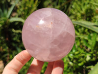 Polished Rose Quartz Spheres x 3 From Ambatondrazaka, Madagascar