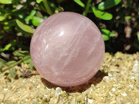 Polished Rose Quartz Spheres x 3 From Ambatondrazaka, Madagascar