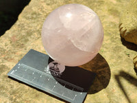 Polished Rose Quartz Spheres x 3 From Ambatondrazaka, Madagascar