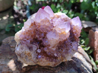 Natural Amethyst Spirit Quartz Clusters x 6 From Boekenhouthoek, South Africa