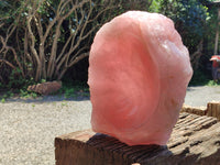 Polished Rose Quartz Bowl x 1 From Madagascar