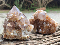 Natural Spirit Quartz Clusters x 4 From Boekenhouthoek, South Africa