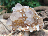 Natural Spirit Quartz Clusters x 4 From Boekenhouthoek, South Africa