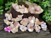 Natural Ametrine Spirit Quartz Clusters x 30 From Boekenhouthoek, South Africa