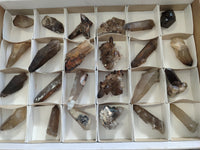 Natural Smokey Quartz Crystals x 24 From Erongo, Namibia