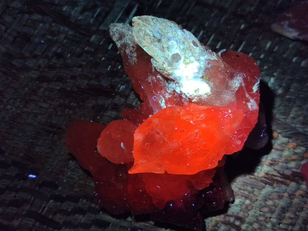 Natural Drusy Quartz Coated Calcite Pseudomorph Specimens x 6 From Alberts Mountain, Lesotho