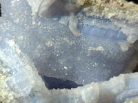 Natural Blue Lace Agate Geode Specimens x 2 From Nsanje, Malawi