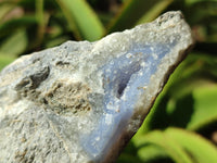 Natural Blue Lace Agate Geode Specimens x 2 From Nsanje, Malawi