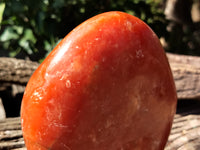 Polished Orange Twist Calcite Standing Free Form x 1 From Madagascar