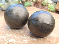 Polished Pharaoh Stone Spheres x 3 Zimbabwe